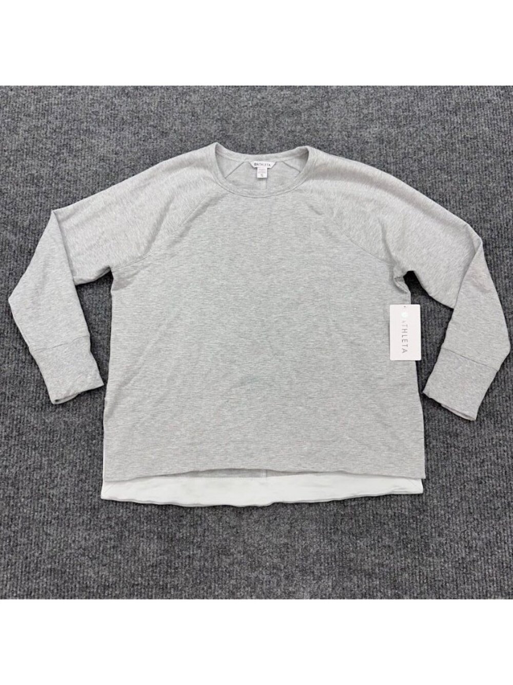 Athleta Coaster Luxe Recover Crewneck Pullover Sweatshirt Womens Size XL NEW